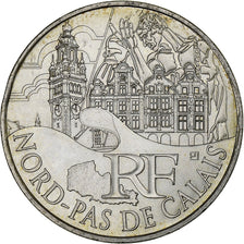 Francia, 10 Euro, Nord-Pas De Calais, 2011, Paris, Plata, EBC, KM:1880