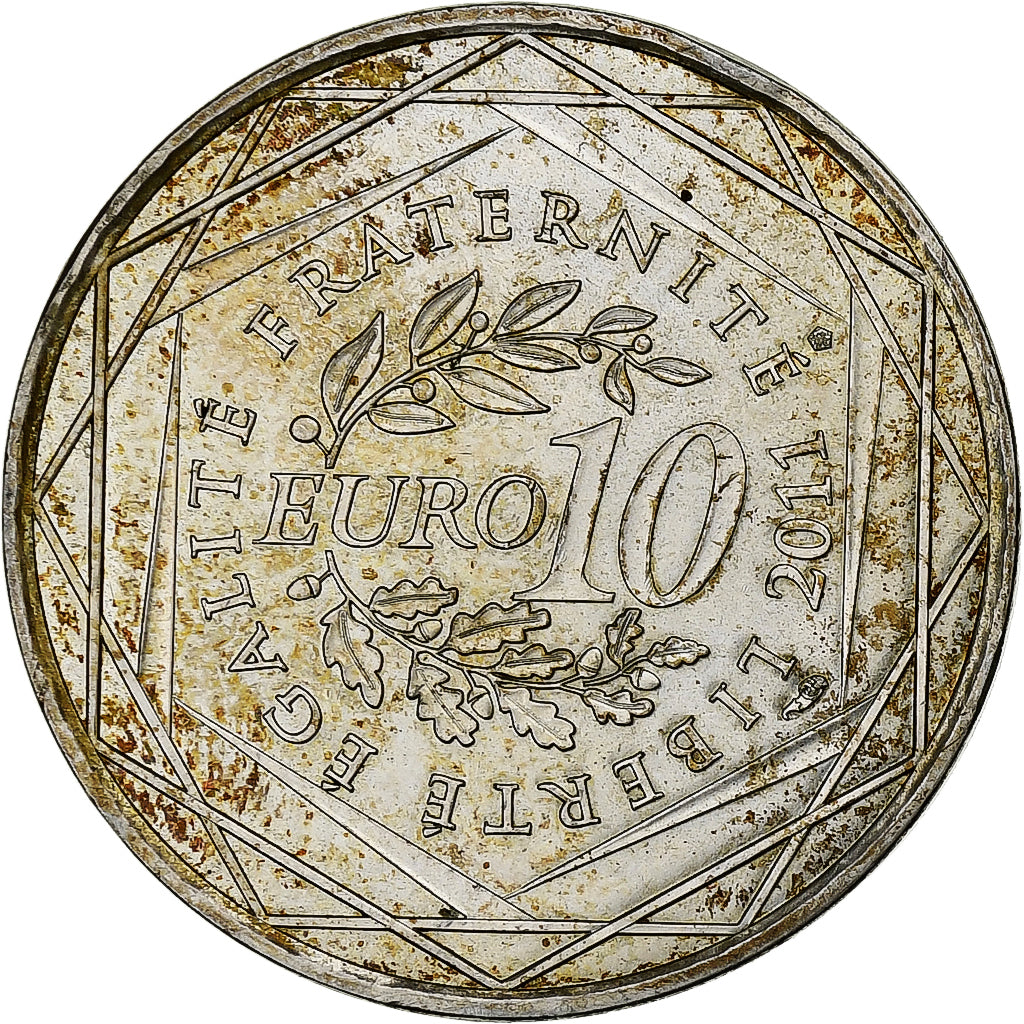 Francia, 10 Euro, Nord-Pas De Calais, 2011, Paris, Plata, EBC, KM:1880