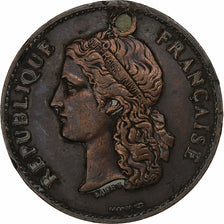France, Token, Exposition universelle de Paris, 1889, Bronze, Barre, VF(30-35)