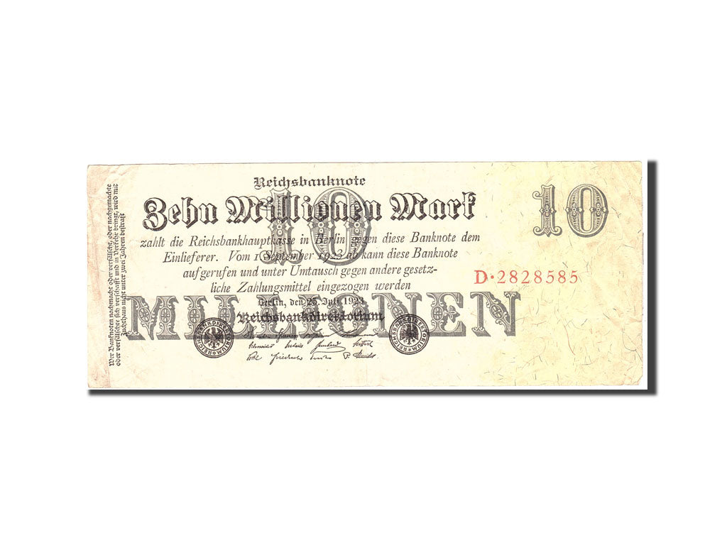 Banknote, Germany, 10 Millionen Mark, 1923, 1923-07-25, KM:96, EF(40-45)