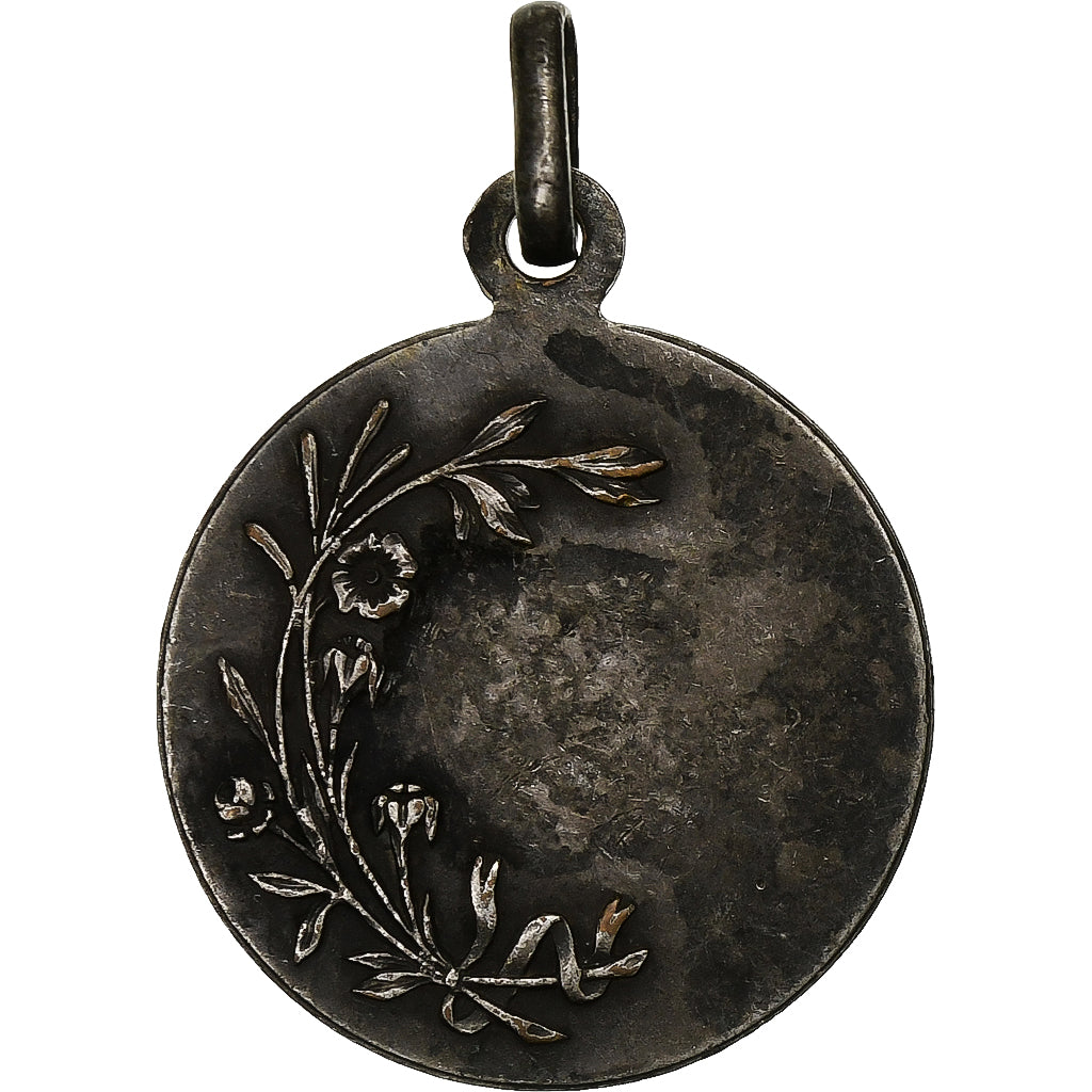 France, Médaille, Notre Dame de Liesse, Bronze argenté, TTB
