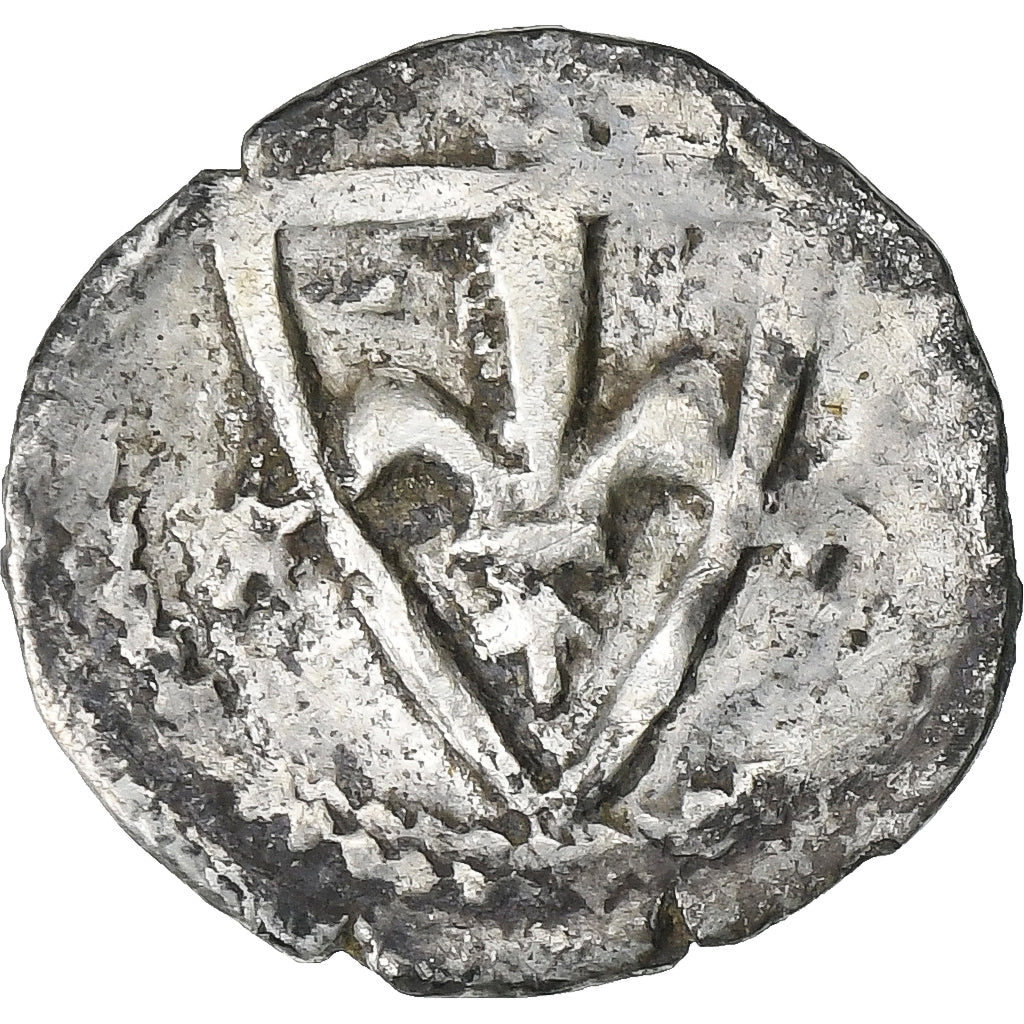 France, Flanders, Denarius, Lille, Silver, VF(30-35), Boudeau:2191, Ghyssens:491