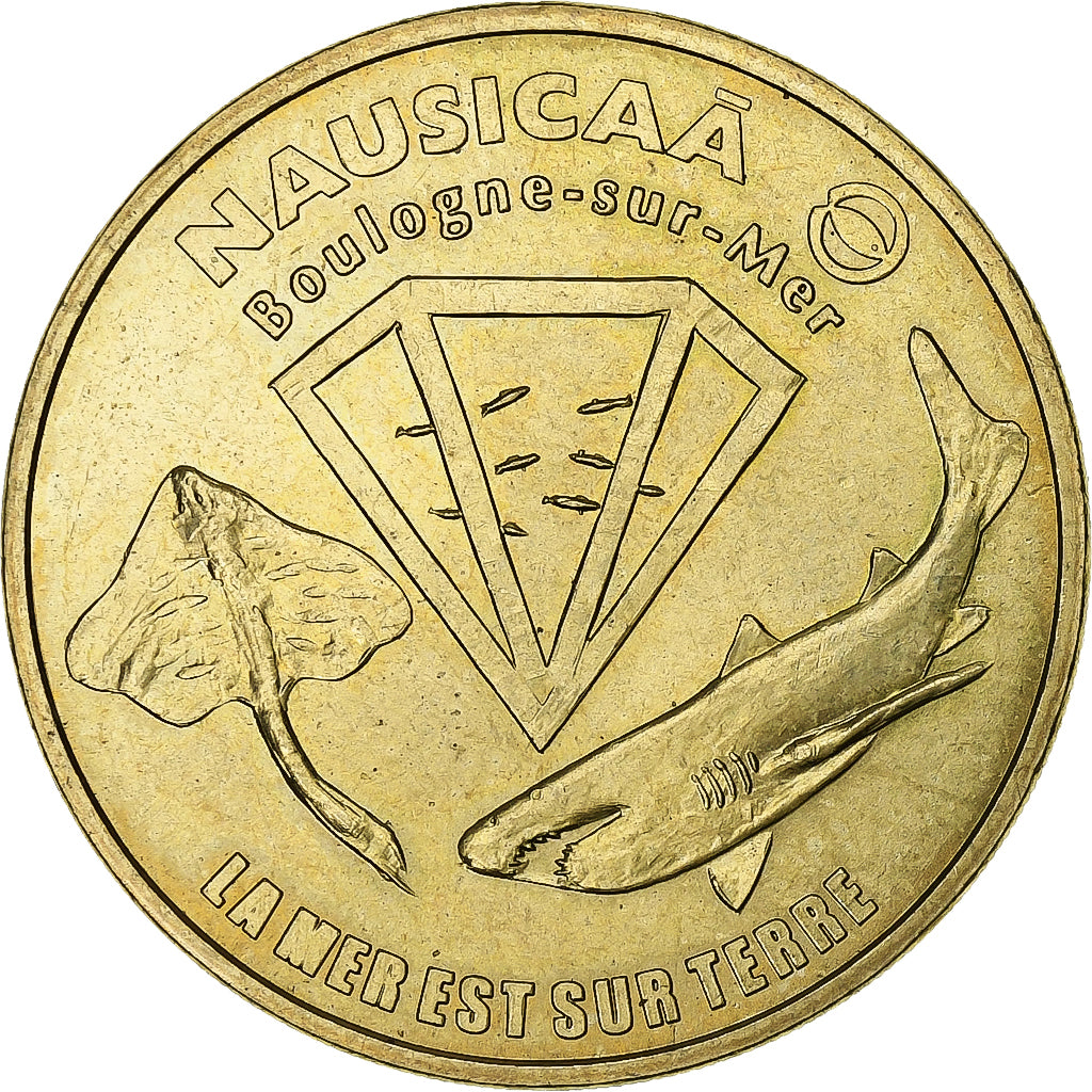 Frankrijk, Token, Boulogne-sur Mer  - Nausicaa n° 1, 1998, Copper-nickel
