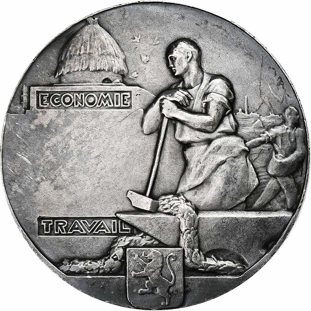 France, Token, Caisse d'Epargne de Valenciennes, Silver, AU(55-58)