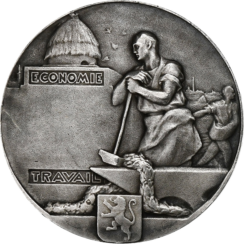France, Token, Caisse d'Epargne de Valenciennes, Silver, AU(55-58)