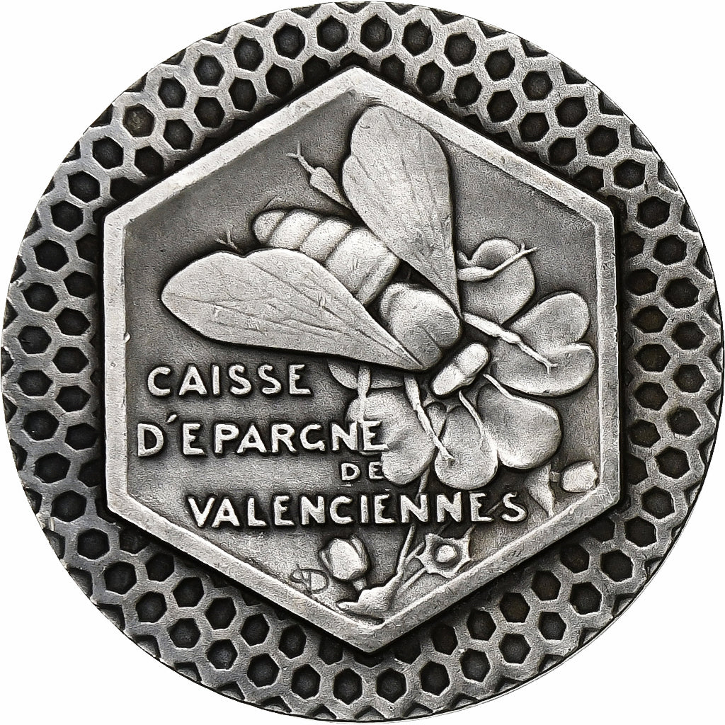 France, Jeton, Caisse d'Epargne de Valenciennes, Argent, SUP