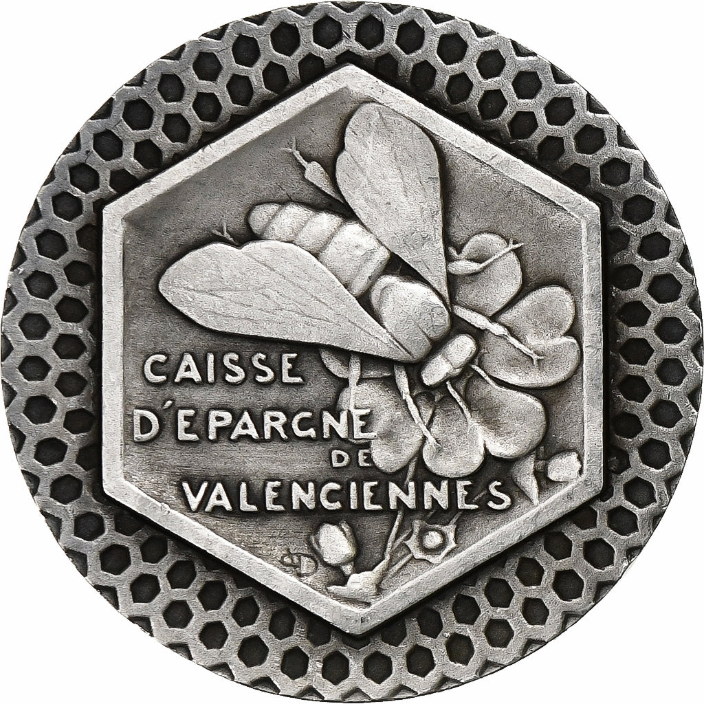 Frankreich, betaalpenning, Caisse d'Epargne de Valenciennes, Silber, VZ