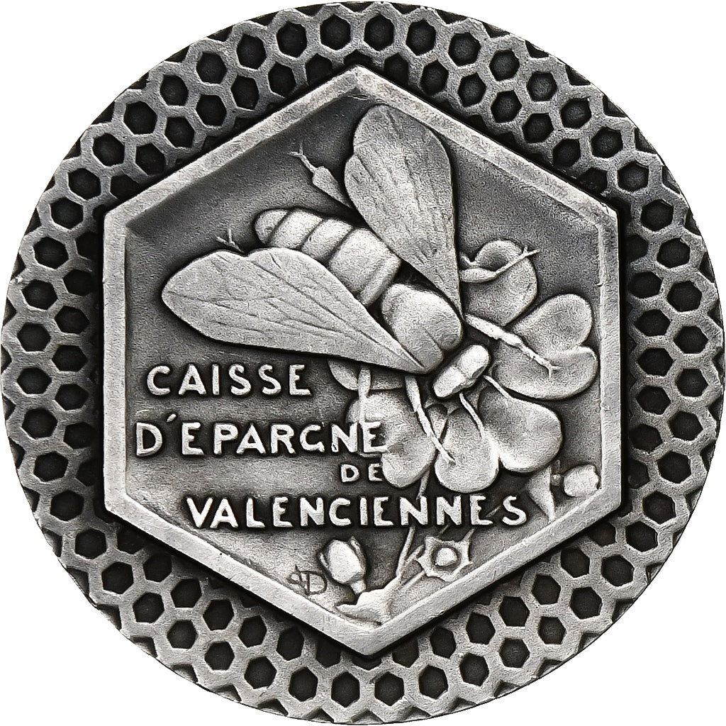 Frankreich, betaalpenning, Caisse d'Epargne de Valenciennes, Silber, VZ