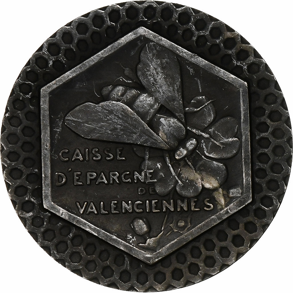 Frankreich, betaalpenning, Caisse d'Epargne de Valenciennes, Silber, SS+