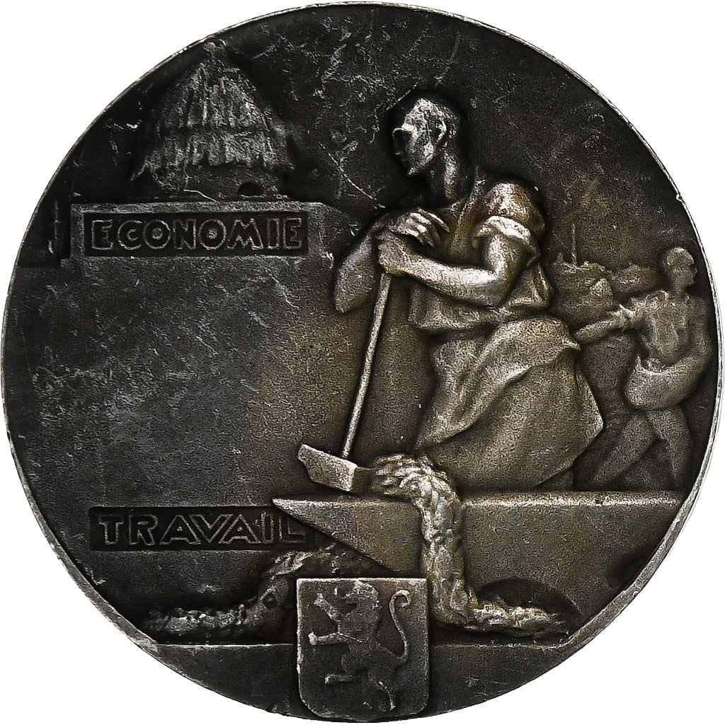 France, Jeton, Caisse d'Epargne de Valenciennes, Argent, TTB+