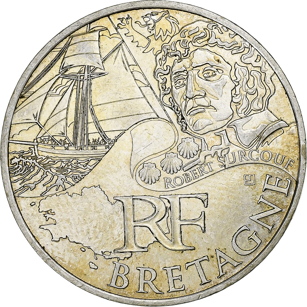 Frankrijk, 10 Euro, 2012, Paris, Zilver, ZF+, Gadoury:EU514, KM:1866