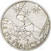 France, 10 Euro, Ile De France, 2010, Paris, Silver, AU(55-58), KM:1670