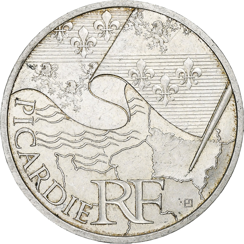 França, 10 Euro, 2010, Paris, Prata, AU(55-58), KM:1666