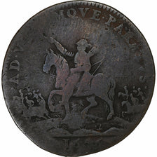 France, Token, Picardie, Noblesse et Villes, Péronne, 1656, Copper, F(12-15)