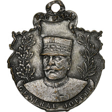 France, Medal, Le Général Joffre, 1914-1915, Silvered bronze, EF(40-45)