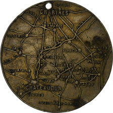 France, Médaille, Bataille de Loigny, 1870, Bronze, TTB+