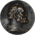 France, Médaille, Victor Hugo, Souvenir du Centenaire, 1902, Bronze, Chaplain