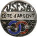 France, Medal, USFSA, Côte d'Argent, Silvered bronze, EF(40-45)