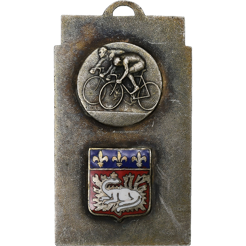 France, Medal, Cyclisme, Le Havre, Silvered bronze, AU(55-58)