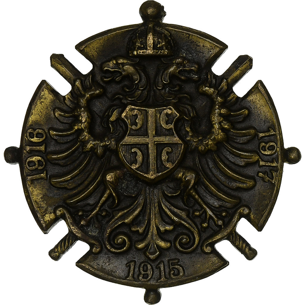 Serbie, Médaille commémorative de Serbie, WAR, Médaille, 1918, Excellent