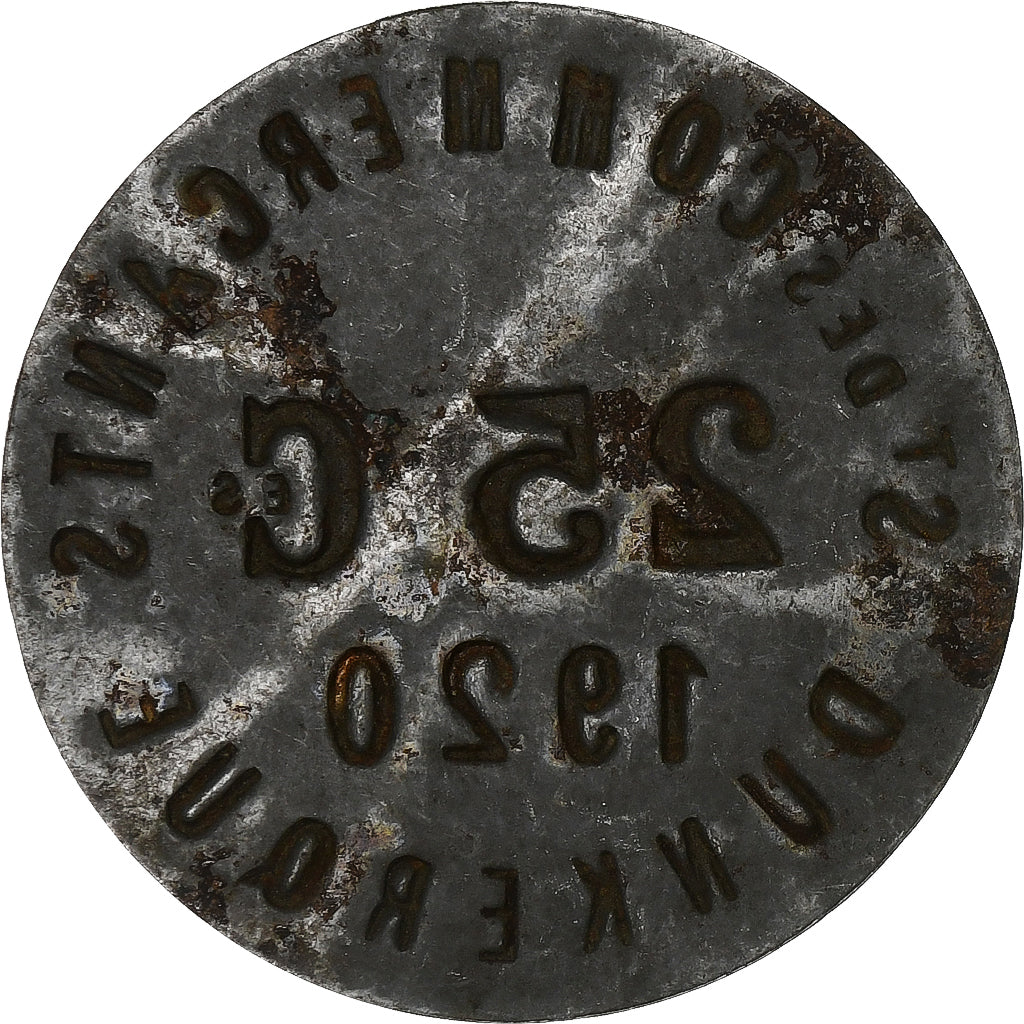 Frankreich, Société des Commerçants de Dunkerque, 25 Centimes, 1920, SS