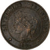 France, 2 Centimes, Cérès, 1882, Paris, Bronze, EF(40-45), Gadoury:105