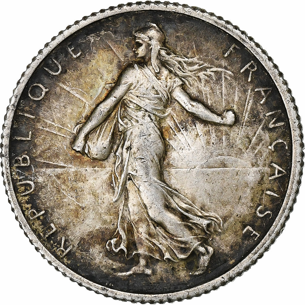 Frankreich, Franc, Semeuse, 1917, Paris, 1 Franc, Silber, SS+, Gadoury:467