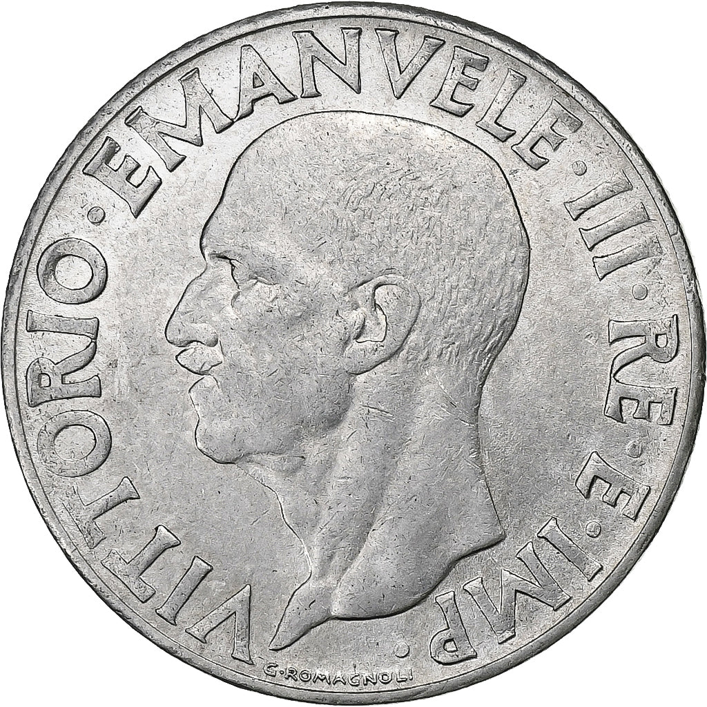 Moneda, Italia, Vittorio Emanuele III, Lira, 1942, Rome, MBC+, Acero inoxidable