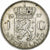 Paesi Bassi, Juliana, Gulden, 1957, Utrecht, Argento, BB, KM:184