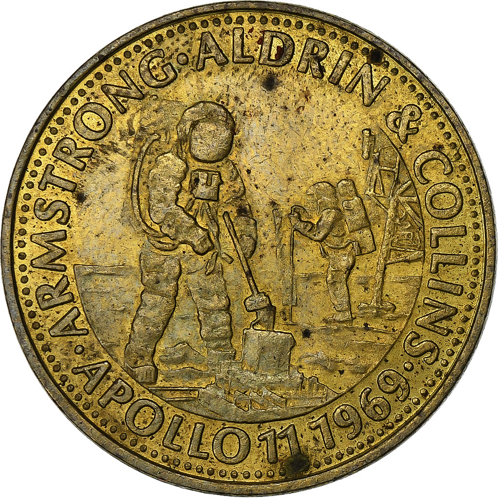 França, Token, Collection Shell, Apollo 11, Ciências e Tecnologia, VF(30-35)