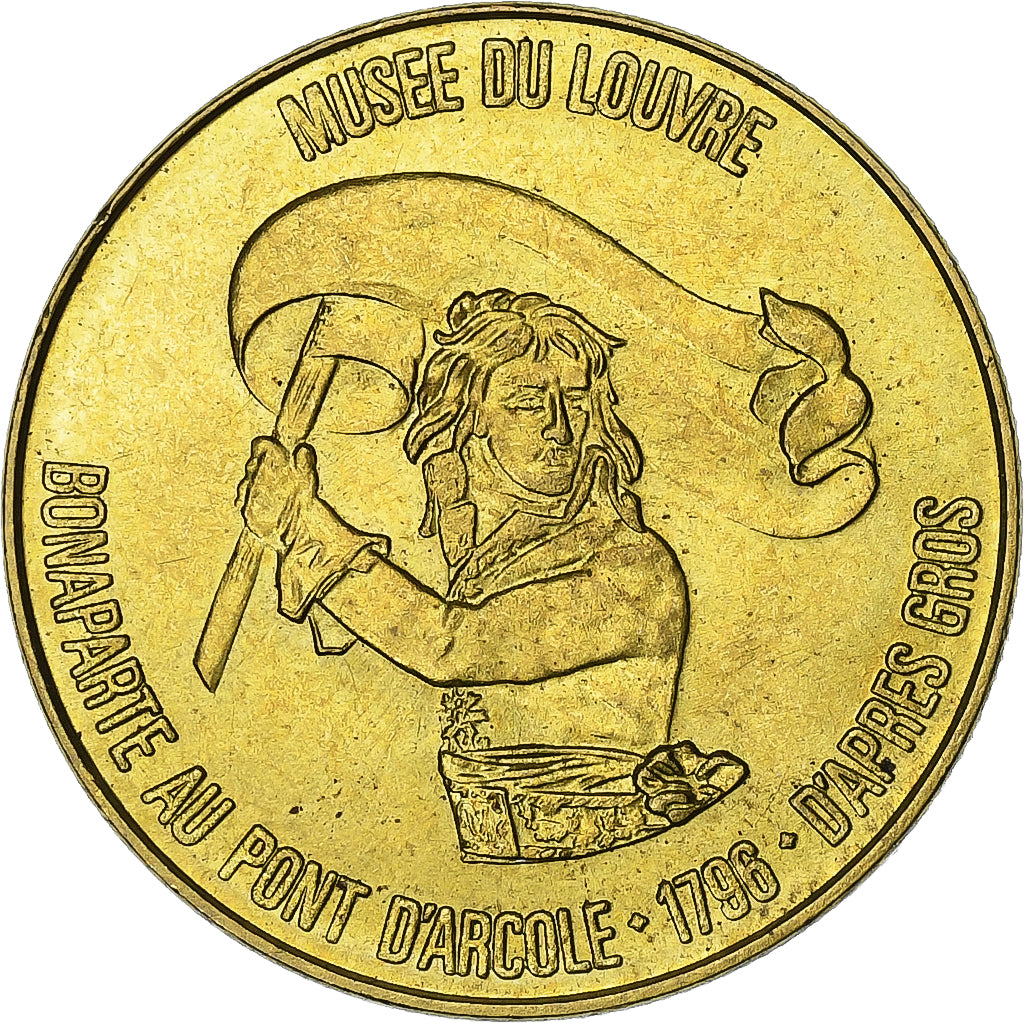 France, Jeton, Collection Total, Bonaparte au Pont d'Arcole, 1969, Cupronickel