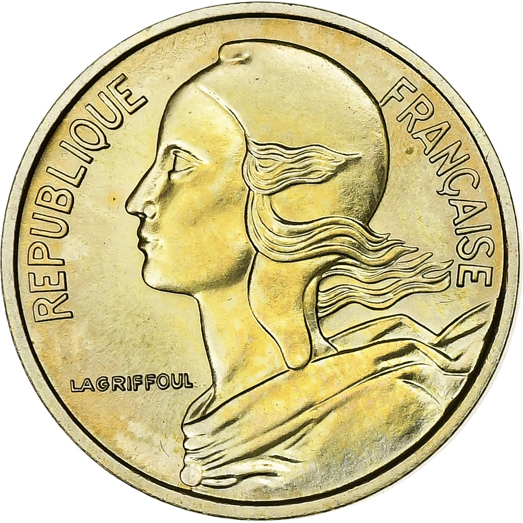 Moneta, Francia, Marianne, 5 Centimes, 1973, Paris, FDC, Alluminio-bronzo