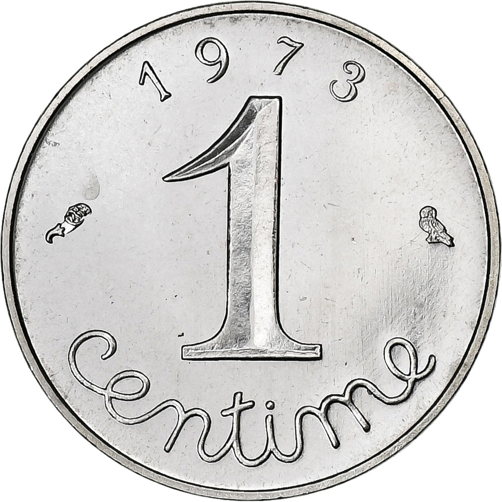 Coin, France, Épi, Centime, 1973, Paris, FDC, MS(65-70), Stainless Steel