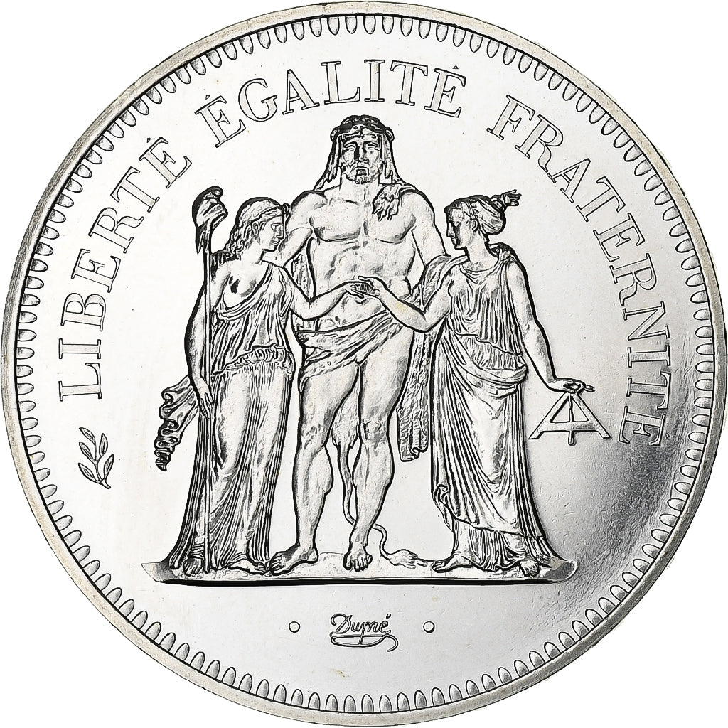 France, 50 Francs, Hercule, 1974, Paris, série FDC, Silver, MS(65-70)
