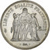 France, 50 Francs, Hercule, 1974, Avers 20 francs, Silver, AU(55-58)