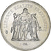 France, 50 Francs, Hercule, 1977, Paris, Silver, MS(64), Gadoury:882, KM:941.1