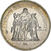 France, 50 Francs, Hercule, 1977, Paris, Silver, MS(64), Gadoury:882, KM:941.1