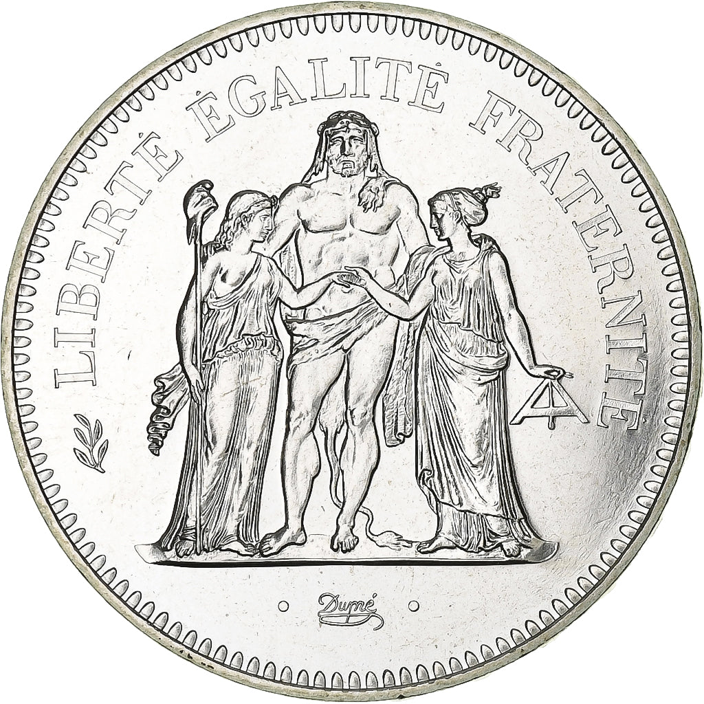 France, 50 Francs, Hercule, 1979, Paris, Silver, MS(65-70), Gadoury:882