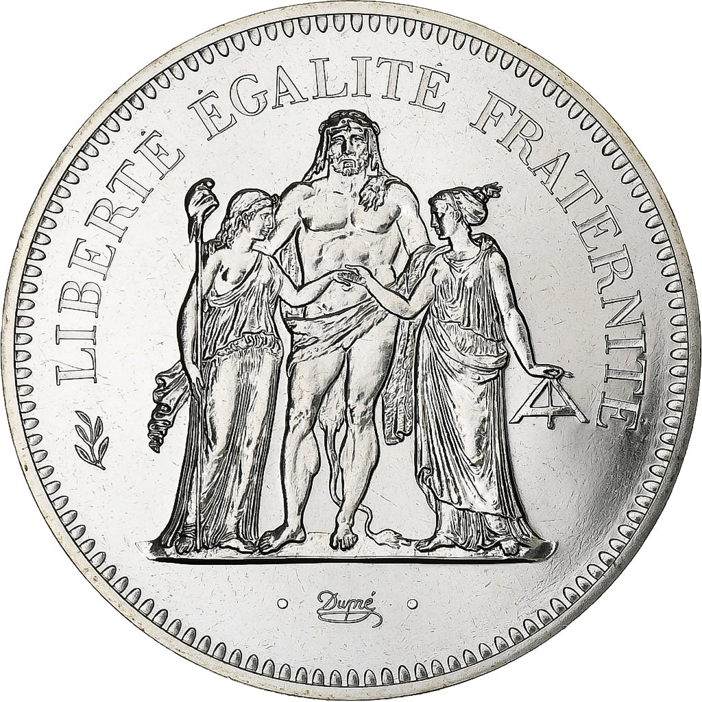 France, 50 Francs, Hercule, 1978, Paris, série FDC, Silver, MS(65-70)