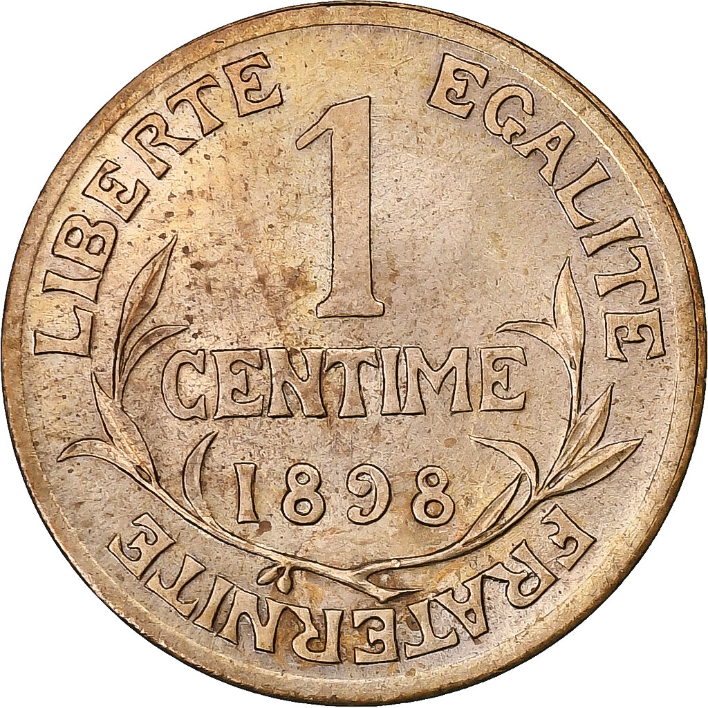 Francia, Centime, Dupuis, 1898, Paris, Bronzo, SPL-, Gadoury:90, KM:840