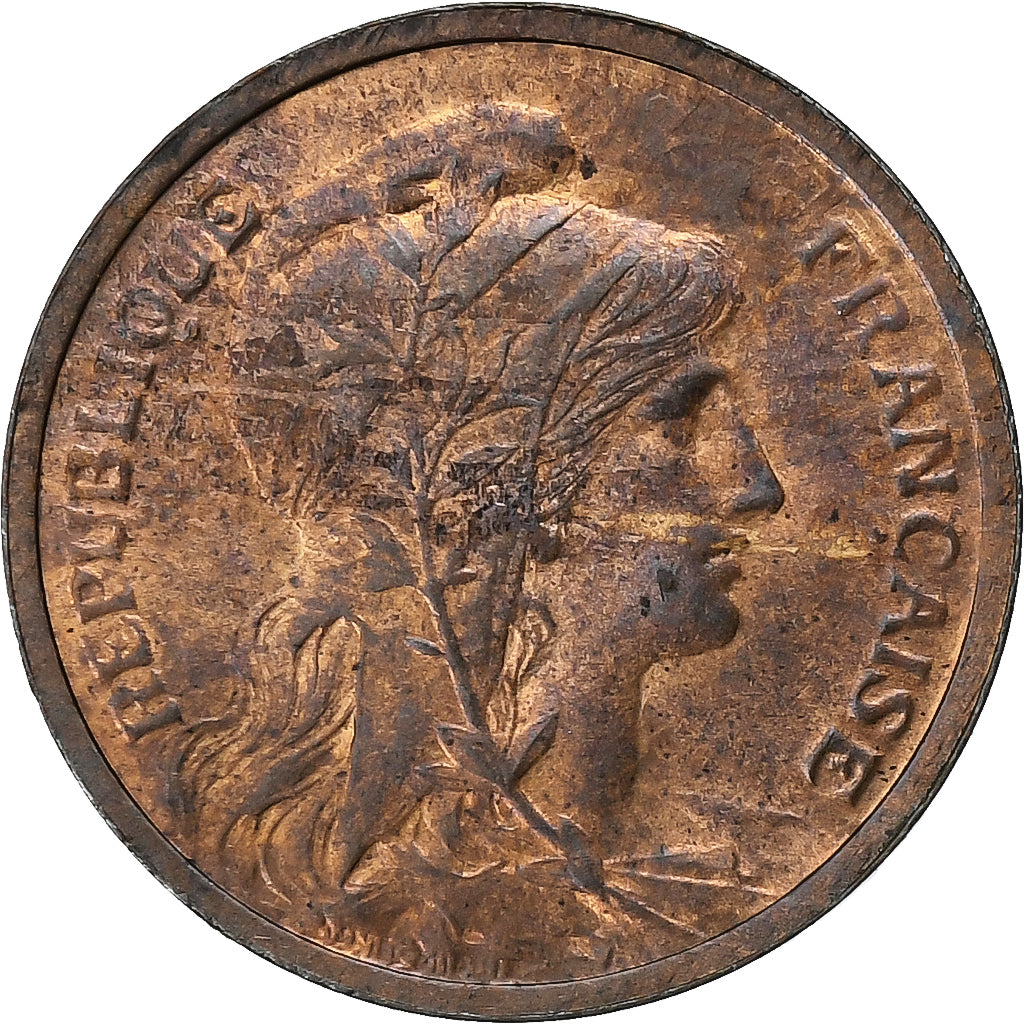 France, Centime, Dupuis, 1903, Paris, Bronze, MS(60-62), Gadoury:90, KM:840