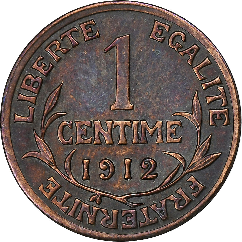 Frankreich, Centime, Dupuis, 1912, Paris, Bronze, S+, KM:840