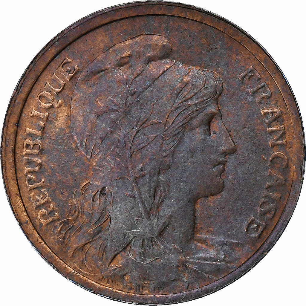 Coin, France, Dupuis, Centime, 1913, Paris, AU(55-58), Bronze, KM:840