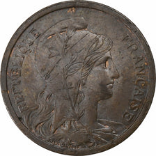 Francia, 2 Centimes, Dupuis, 1904, Paris, Bronce, MBC+, Gadoury:107, KM:841