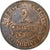 Frankrijk, 2 Centimes, Dupuis, 1910, Paris, Bronzen, PR, Gadoury:107, KM:841
