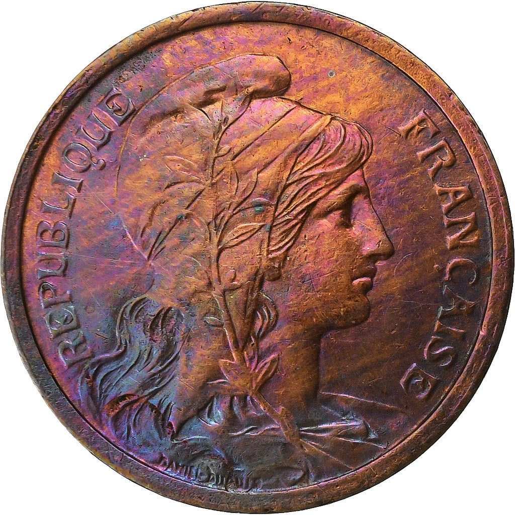 France, 2 Centimes, Dupuis, 1914, Paris, Bronze, SUP, Gadoury:107, KM:841