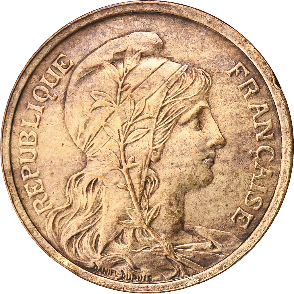 France, 2 Centimes, Dupuis, 1920, Paris, Bronze, TTB, Gadoury:107, KM:841