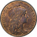 Frankreich, 5 Centimes, Dupuis, 1909, Paris, Bronze, VZ, Gadoury:165, KM:842