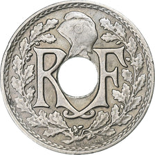 France, 5 Centimes, Lindauer, 1924, Poissy, Copper-nickel, AU(50-53)