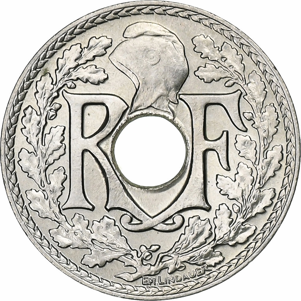 France, 5 Centimes, Lindauer, 1931, Copper-nickel, MS(63), Gadoury:170, KM:875